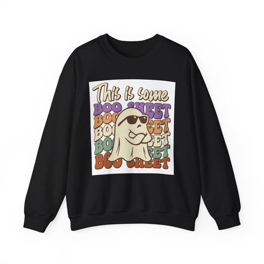 Funny Halloween Unisex Sweatshirt - Boo Sheet Design