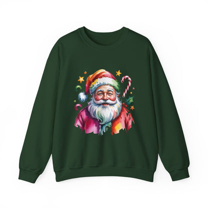 Festive Santa Crewneck Sweatshirt for Holiday Cheer