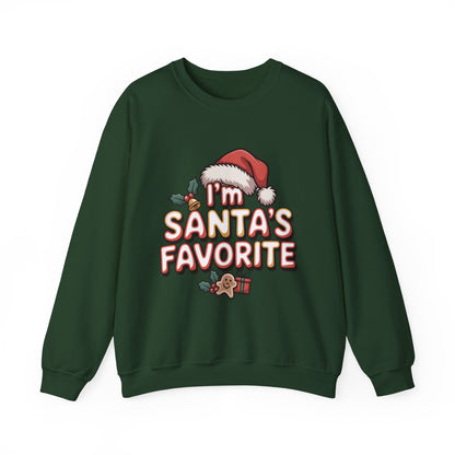 Santa's Favorite Crewneck Sweatshirt