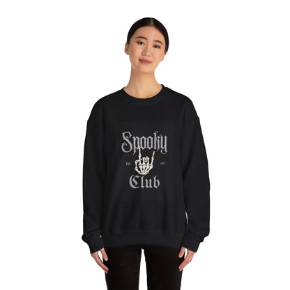 Spooky Club 1988 Personalized Sweatshirt, Halloween Crewneck Jumper, Vintage Year Customizable Pullover, Retro Horror Sweater, Unisex Ghost