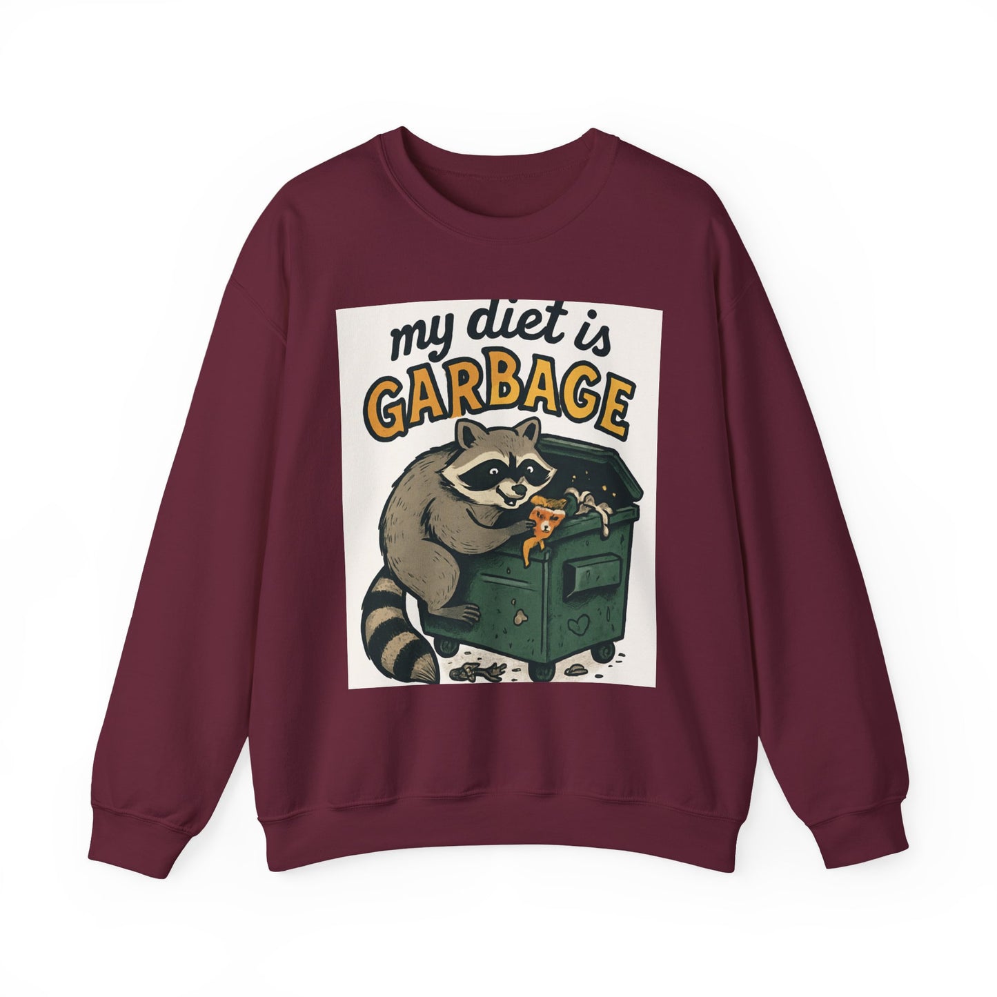 Playful Raccoon Sweatshirt - Unisex Heavy Blend™ Crewneck, Funny Sweatshirt, Gift for Animal Lovers, Casual Wear, Humor Apparel