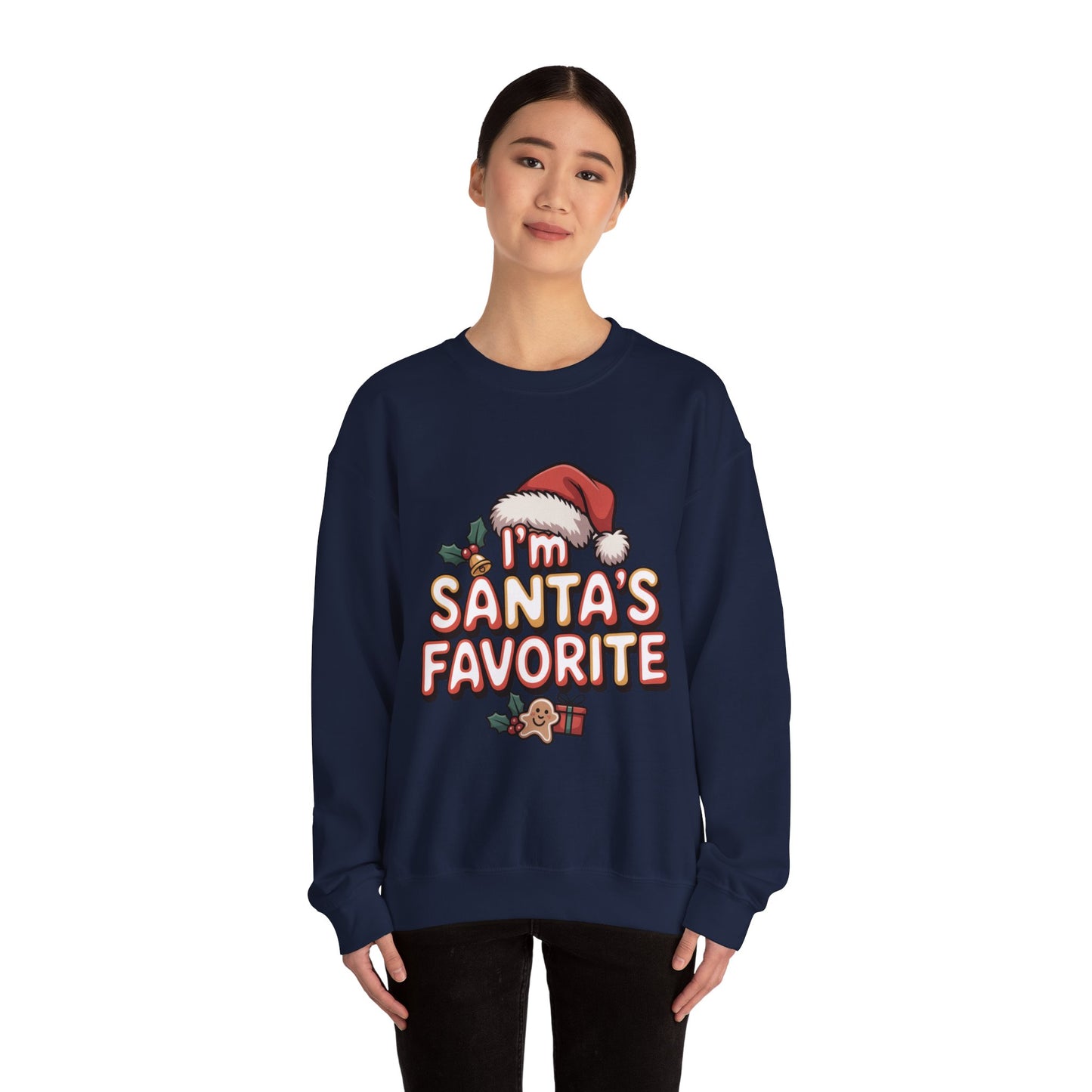 Santa's Favorite Crewneck Sweatshirt