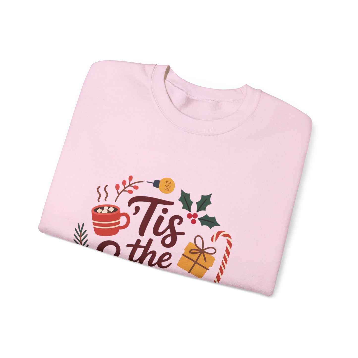 Tis the Season Crewneck Sweatshirt | Unisex Heavy Blend, Cozy Holiday Wear, Perfect Gift for Christmas, Festive Sweatshirt, Winter Style