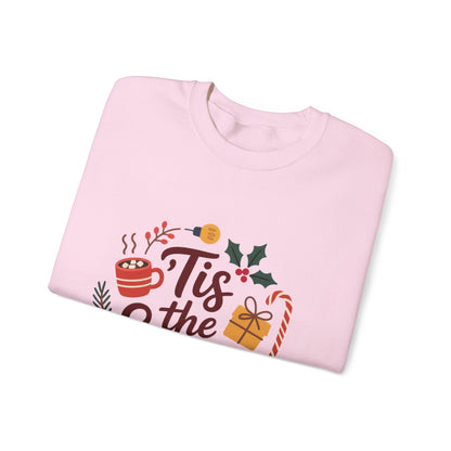 Tis the Season Crewneck Sweatshirt | Unisex Heavy Blend, Cozy Holiday Wear, Perfect Gift for Christmas, Festive Sweatshirt, Winter Style