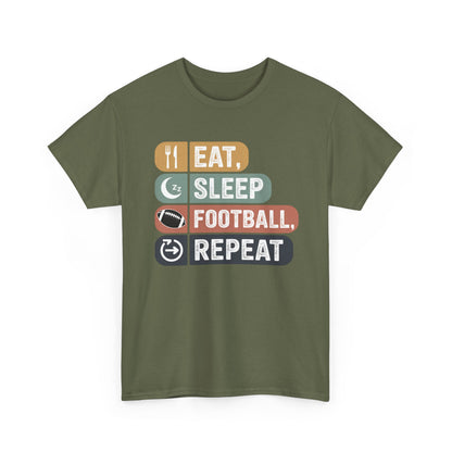 Eat, Sleep, Football, Repeat T-Shirt
