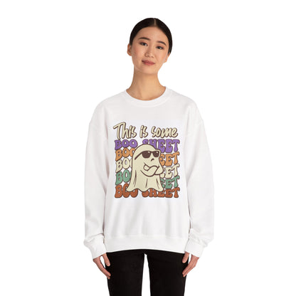 Funny Halloween Unisex Sweatshirt - Boo Sheet Design