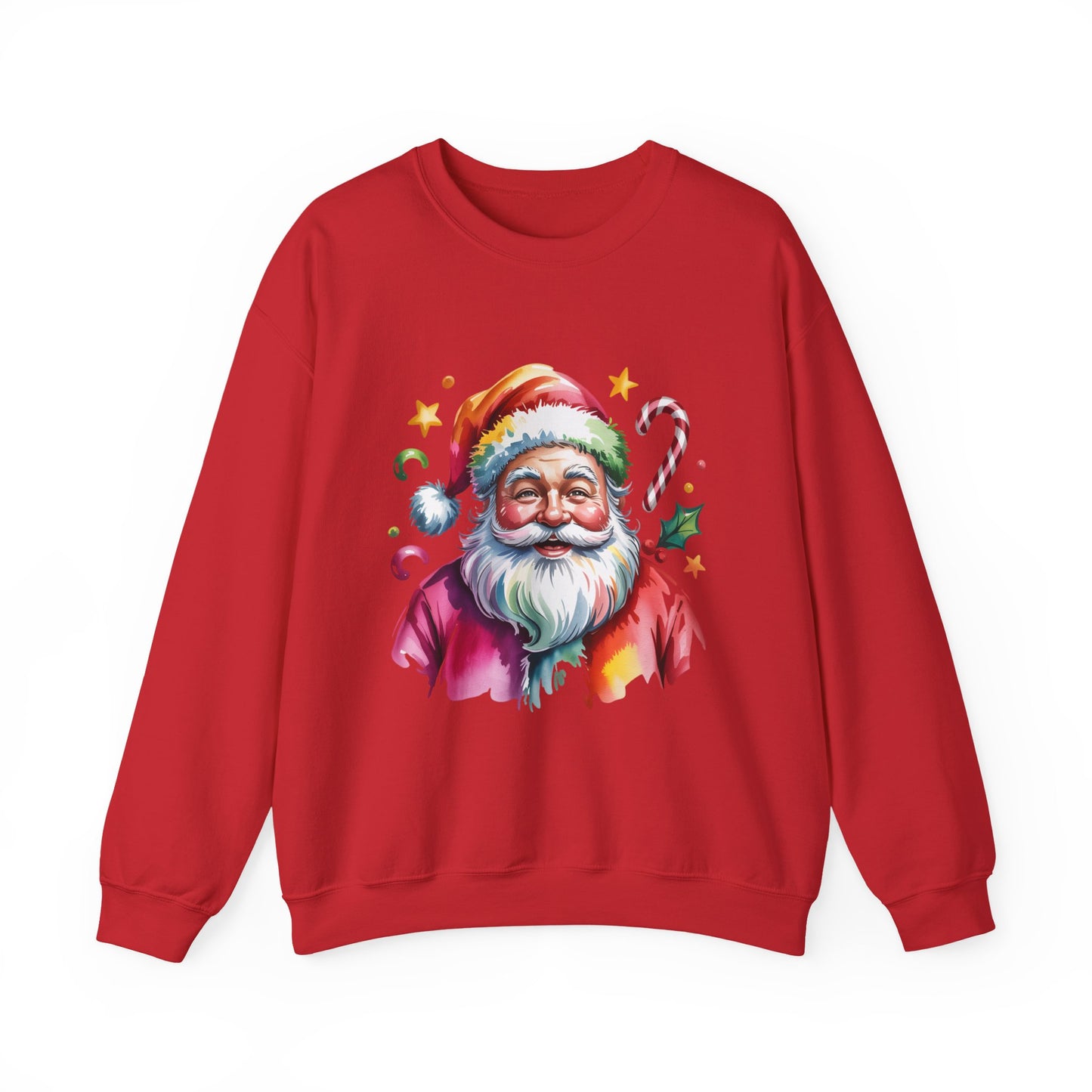 Festive Santa Crewneck Sweatshirt for Holiday Cheer