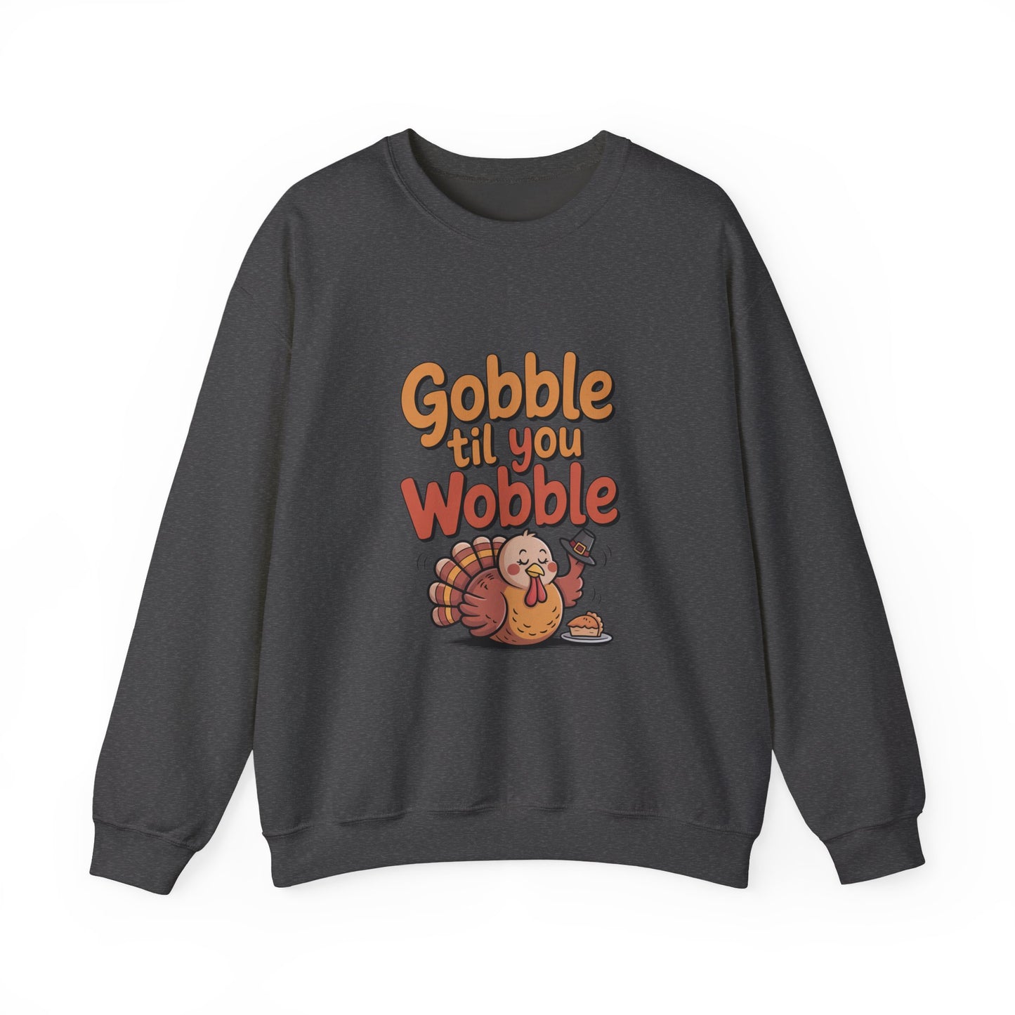 Thanksgiving Humor Crewneck Sweatshirt | Fall Style, Turkey Design, Cozy Gift for Friends & Family, Comfortable Layering