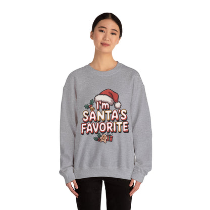 Santa's Favorite Crewneck Sweatshirt