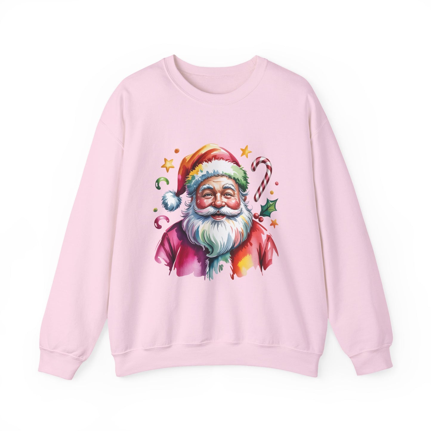 Festive Santa Crewneck Sweatshirt for Holiday Cheer