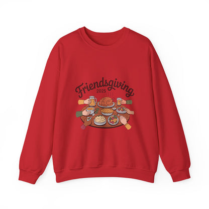 Friendsgiving Sweatshirt, Cozy Crewneck for Thanksgiving Celebration, Gift for Friends, Fall Apparel, Autumn Fashion
