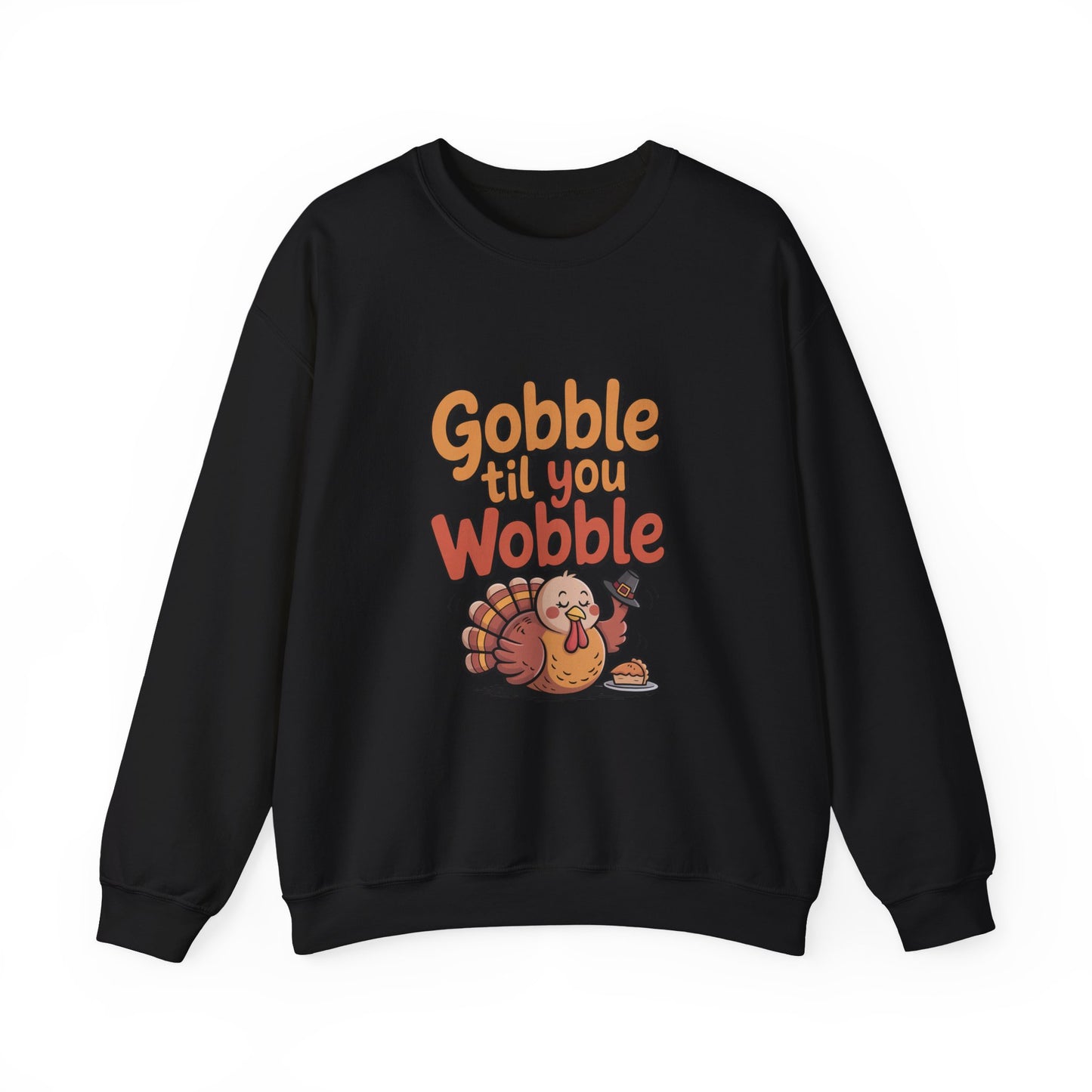 Thanksgiving Humor Crewneck Sweatshirt | Fall Style, Turkey Design, Cozy Gift for Friends & Family, Comfortable Layering
