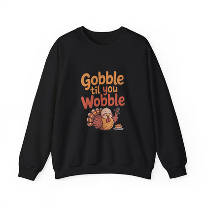 Thanksgiving Humor Crewneck Sweatshirt | Fall Style, Turkey Design, Cozy Gift for Friends & Family, Comfortable Layering