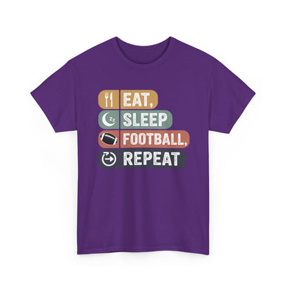 Eat, Sleep, Football, Repeat T-Shirt