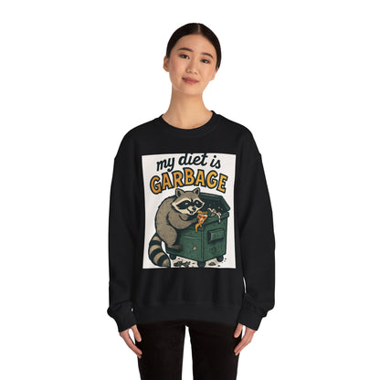 Playful Raccoon Sweatshirt - Unisex Heavy Blend™ Crewneck, Funny Sweatshirt, Gift for Animal Lovers, Casual Wear, Humor Apparel