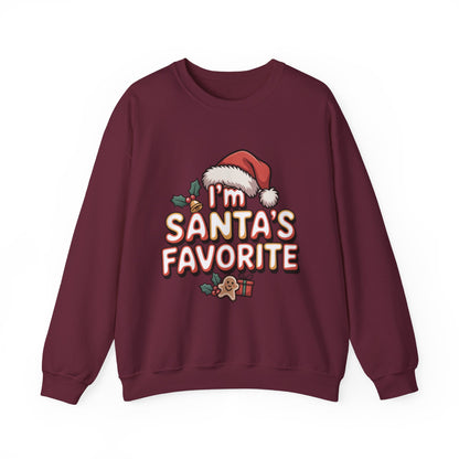 Santa's Favorite Crewneck Sweatshirt