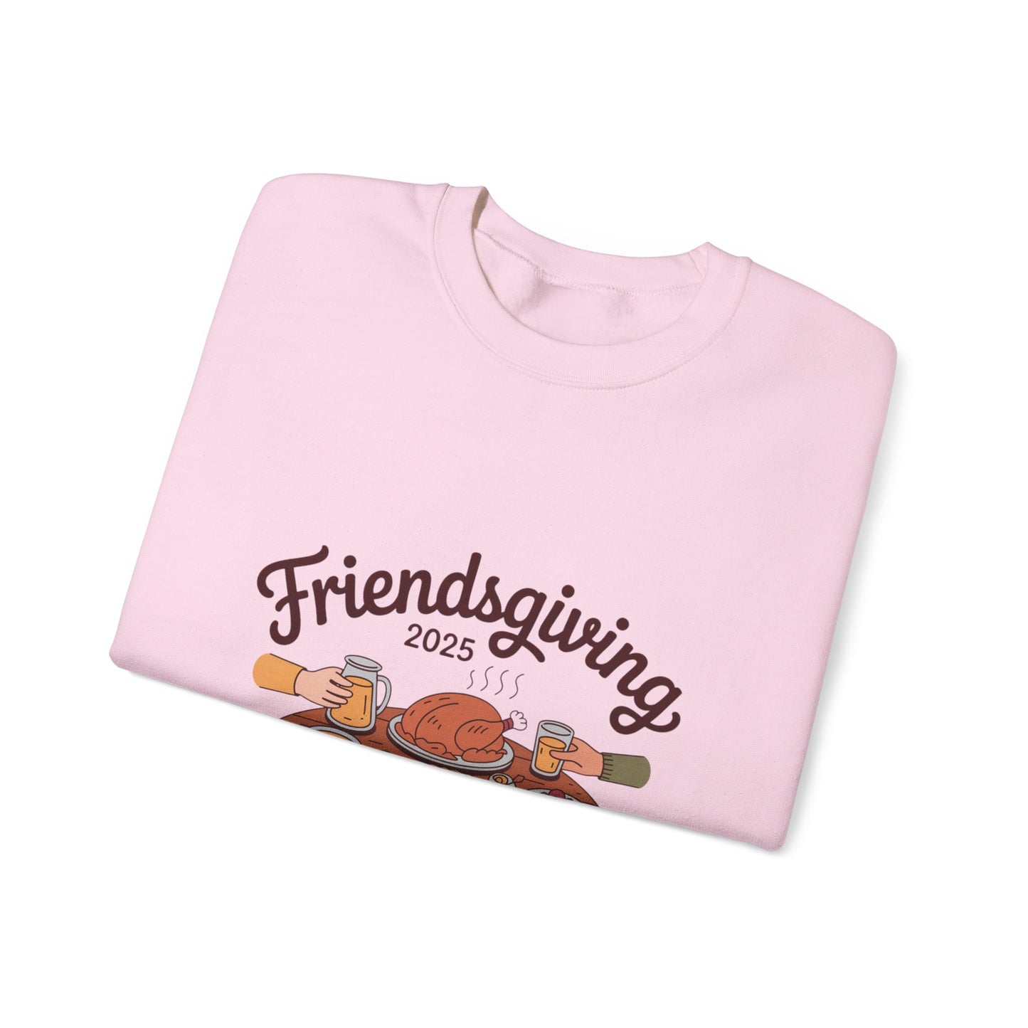 Friendsgiving Sweatshirt, Cozy Crewneck for Thanksgiving Celebration, Gift for Friends, Fall Apparel, Autumn Fashion