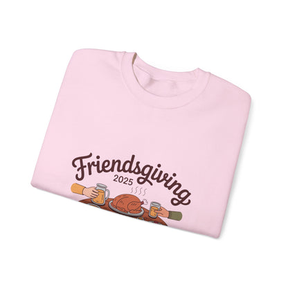 Friendsgiving Sweatshirt, Cozy Crewneck for Thanksgiving Celebration, Gift for Friends, Fall Apparel, Autumn Fashion