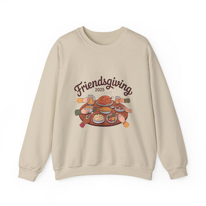 Friendsgiving Sweatshirt, Cozy Crewneck for Thanksgiving Celebration, Gift for Friends, Fall Apparel, Autumn Fashion