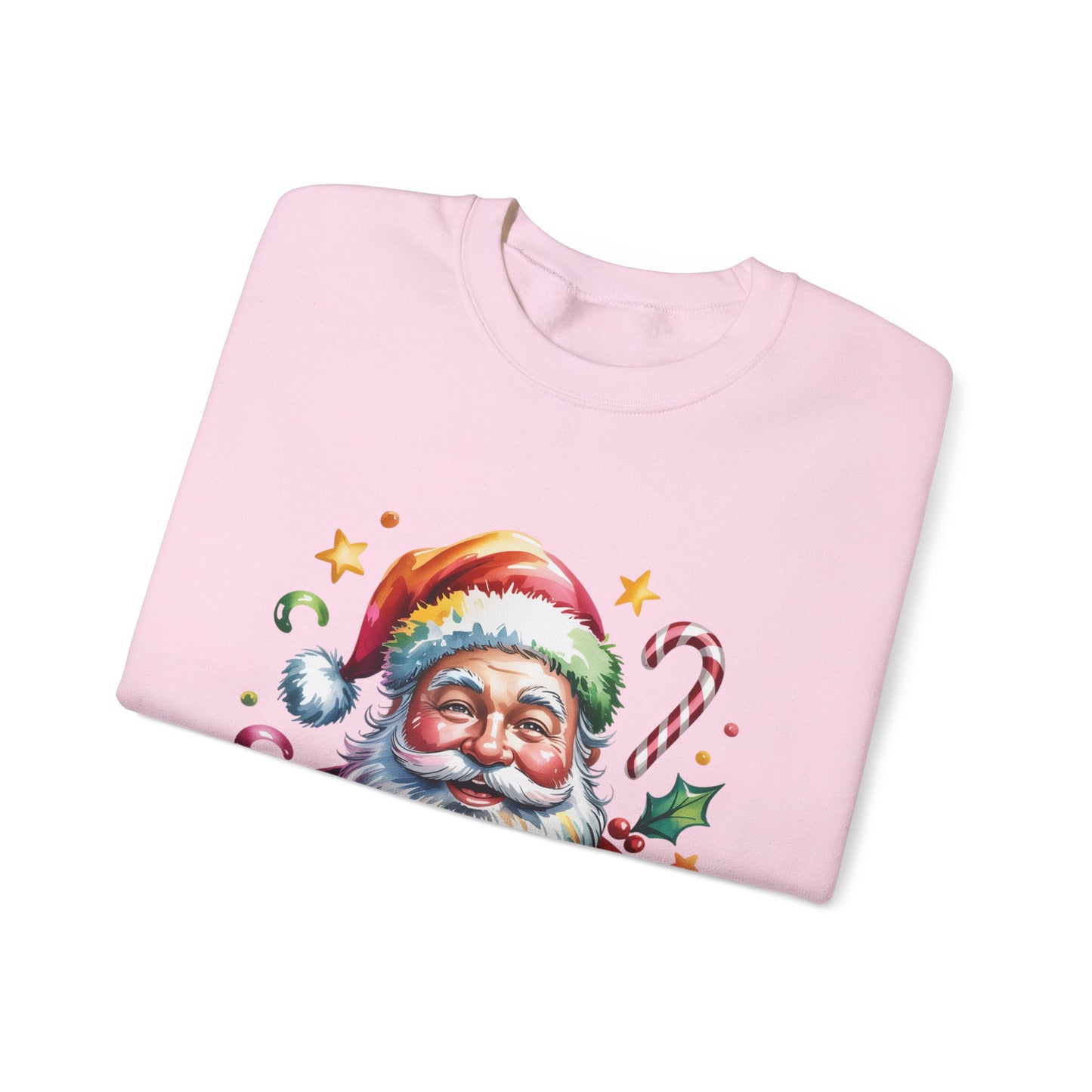 Festive Santa Crewneck Sweatshirt for Holiday Cheer