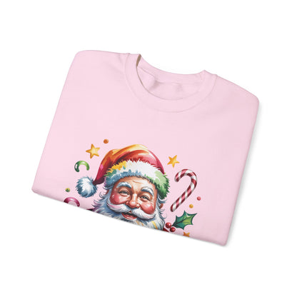 Festive Santa Crewneck Sweatshirt for Holiday Cheer