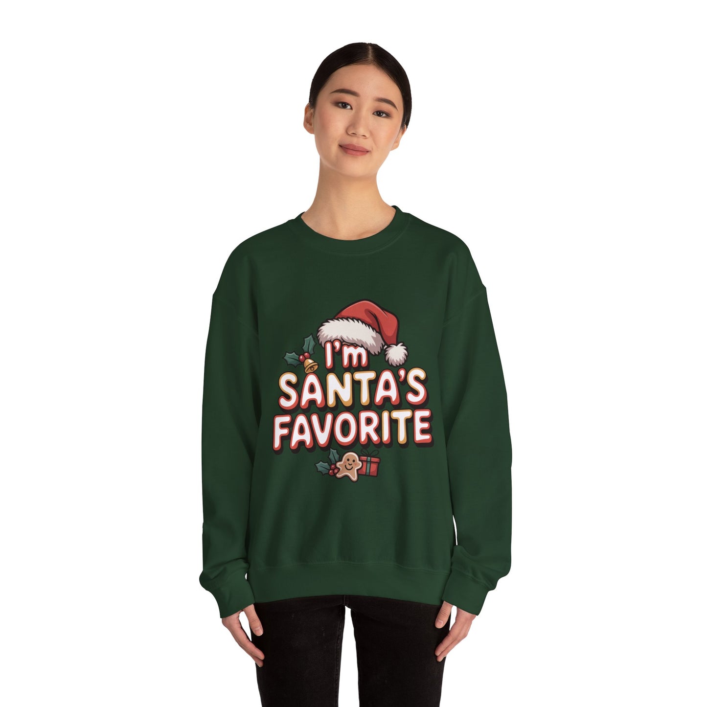 Santa's Favorite Crewneck Sweatshirt