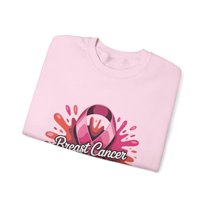 Breast Cancer Awareness Sweatshirt, Unisex Crewneck, Support Hoodie, Pink Ribbon Apparel, Gift for Hope, Strength, Fight