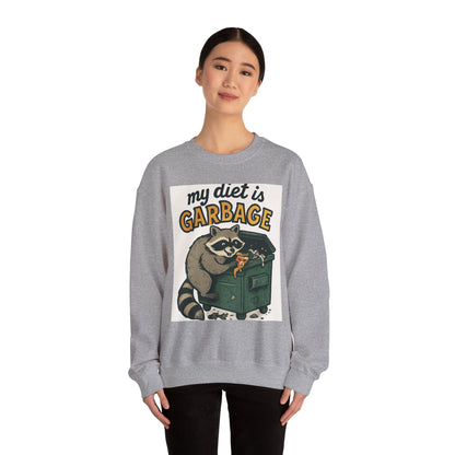 Playful Raccoon Sweatshirt - Unisex Heavy Blend™ Crewneck, Funny Sweatshirt, Gift for Animal Lovers, Casual Wear, Humor Apparel