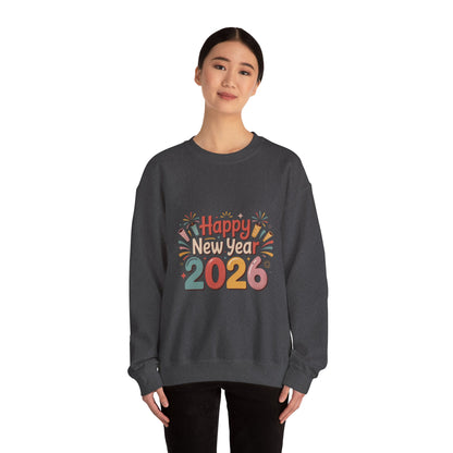 Happy New Year 2026 Crewneck Sweatshirt