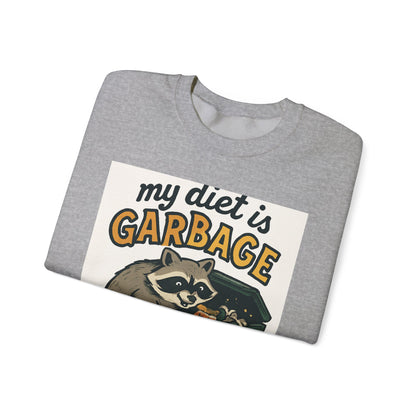 Playful Raccoon Sweatshirt - Unisex Heavy Blend™ Crewneck, Funny Sweatshirt, Gift for Animal Lovers, Casual Wear, Humor Apparel