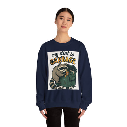 Playful Raccoon Sweatshirt - Unisex Heavy Blend™ Crewneck, Funny Sweatshirt, Gift for Animal Lovers, Casual Wear, Humor Apparel