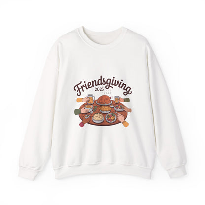 Friendsgiving Sweatshirt, Cozy Crewneck for Thanksgiving Celebration, Gift for Friends, Fall Apparel, Autumn Fashion