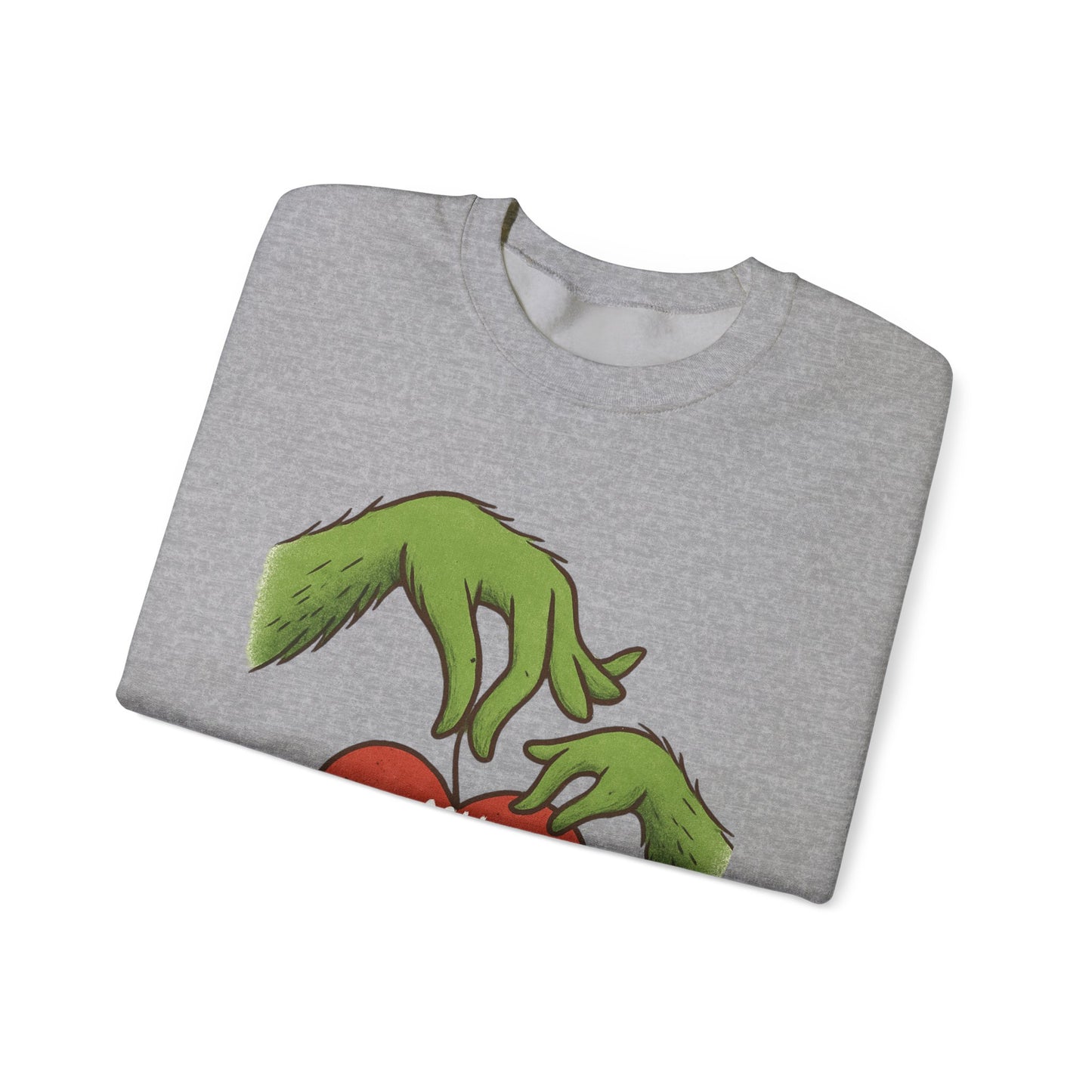 Grinch Hands "My Grandkids Stole My Heart" Sweatshirt