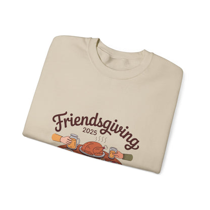 Friendsgiving Sweatshirt, Cozy Crewneck for Thanksgiving Celebration, Gift for Friends, Fall Apparel, Autumn Fashion