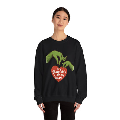 Grinch Hands "My Grandkids Stole My Heart" Sweatshirt