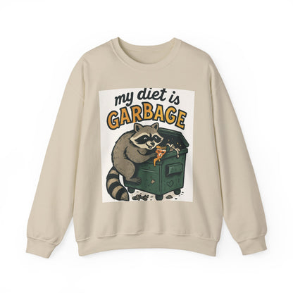Playful Raccoon Sweatshirt - Unisex Heavy Blend™ Crewneck, Funny Sweatshirt, Gift for Animal Lovers, Casual Wear, Humor Apparel