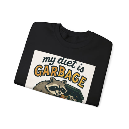 Playful Raccoon Sweatshirt - Unisex Heavy Blend™ Crewneck, Funny Sweatshirt, Gift for Animal Lovers, Casual Wear, Humor Apparel