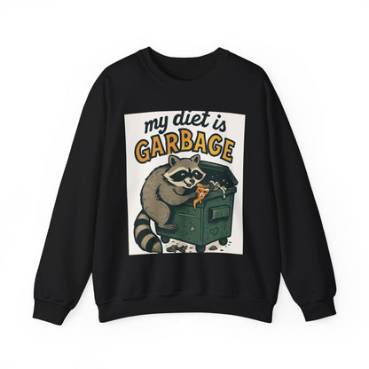 Playful Raccoon Sweatshirt - Unisex Heavy Blend™ Crewneck, Funny Sweatshirt, Gift for Animal Lovers, Casual Wear, Humor Apparel