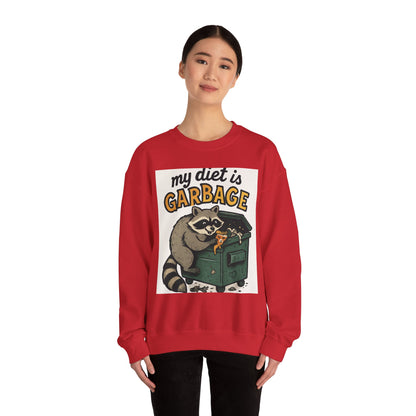Playful Raccoon Sweatshirt - Unisex Heavy Blend™ Crewneck, Funny Sweatshirt, Gift for Animal Lovers, Casual Wear, Humor Apparel