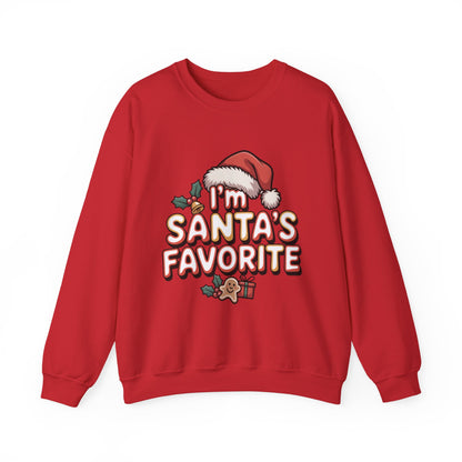 Santa's Favorite Crewneck Sweatshirt