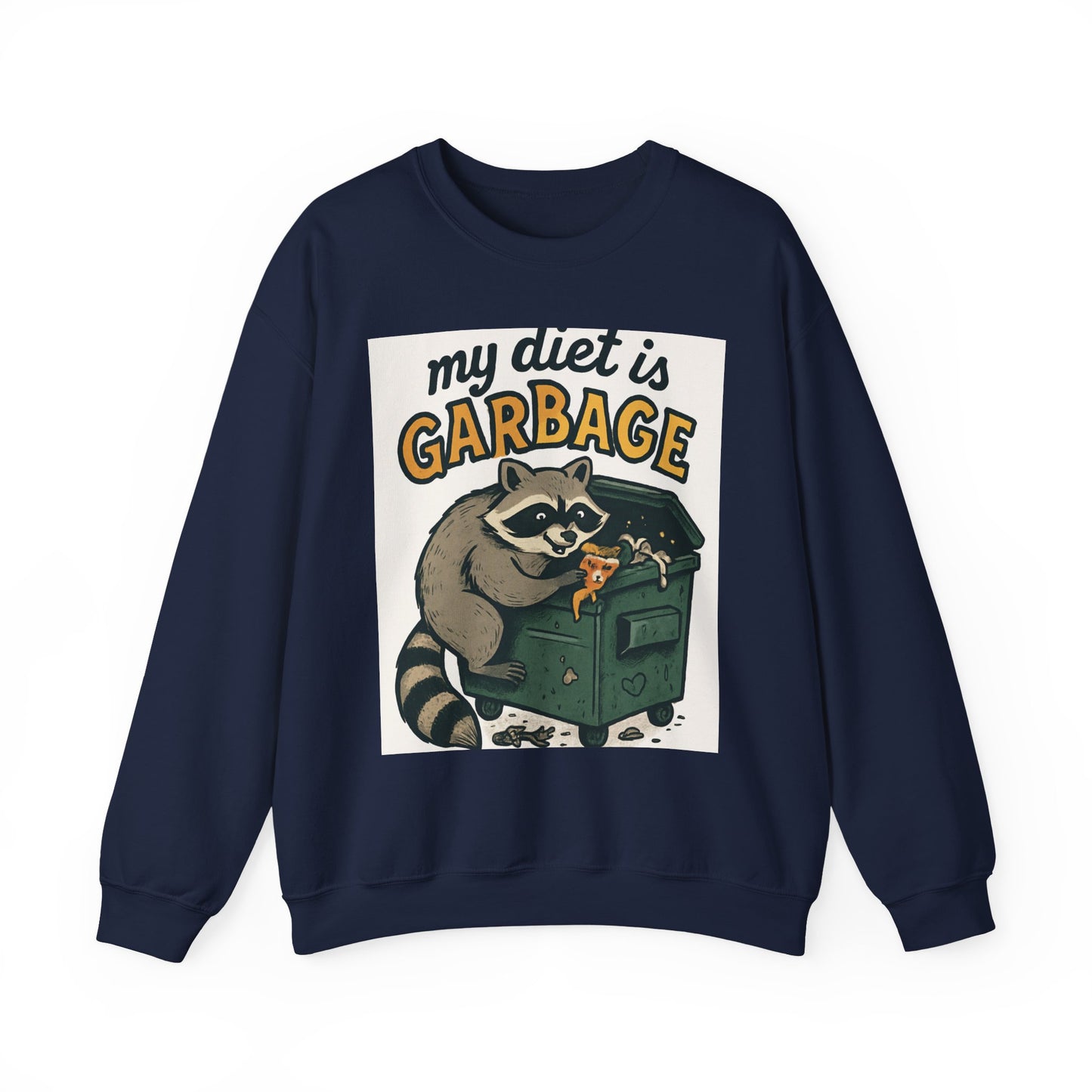 Playful Raccoon Sweatshirt - Unisex Heavy Blend™ Crewneck, Funny Sweatshirt, Gift for Animal Lovers, Casual Wear, Humor Apparel