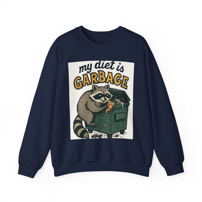 Playful Raccoon Sweatshirt - Unisex Heavy Blend™ Crewneck, Funny Sweatshirt, Gift for Animal Lovers, Casual Wear, Humor Apparel