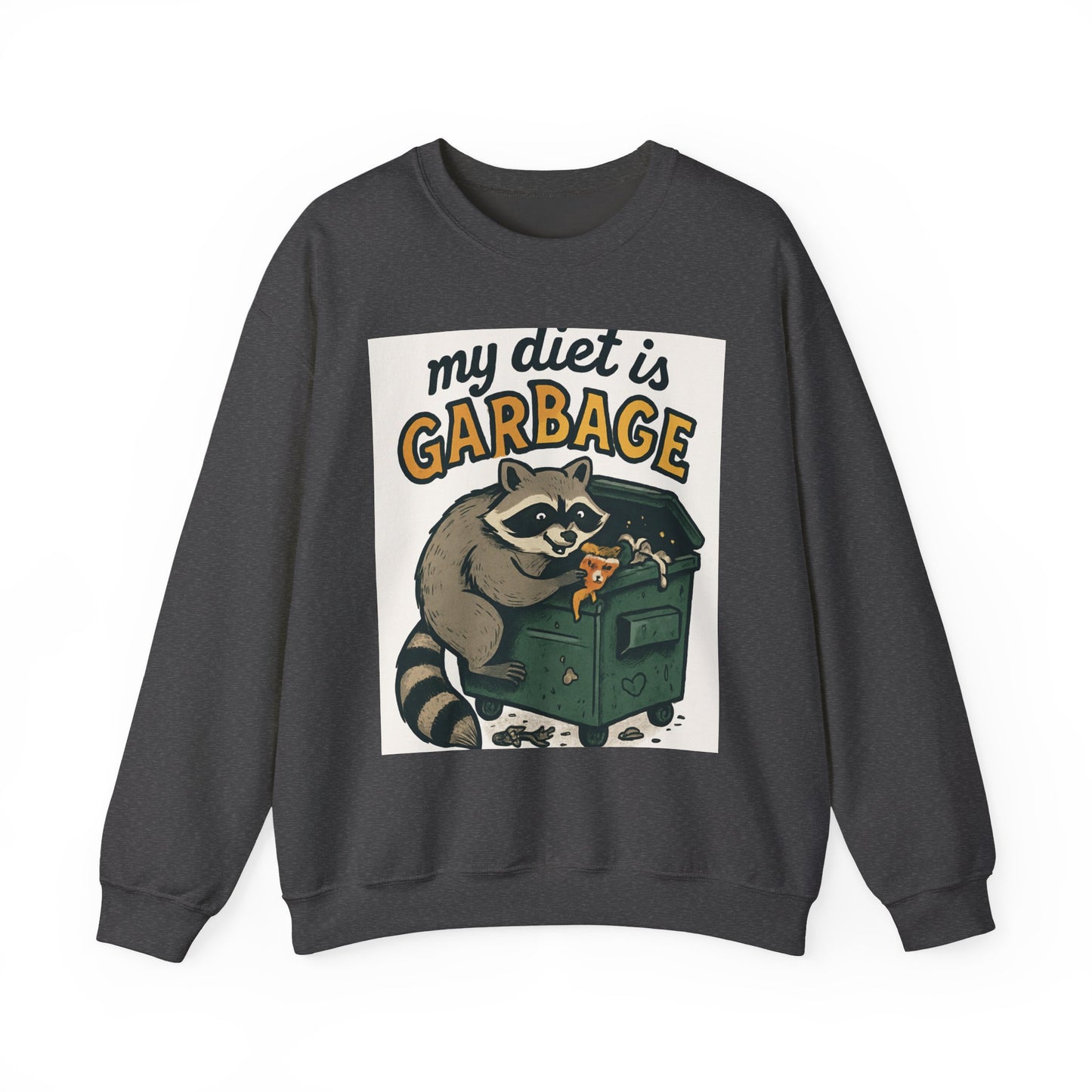 Playful Raccoon Sweatshirt - Unisex Heavy Blend™ Crewneck, Funny Sweatshirt, Gift for Animal Lovers, Casual Wear, Humor Apparel