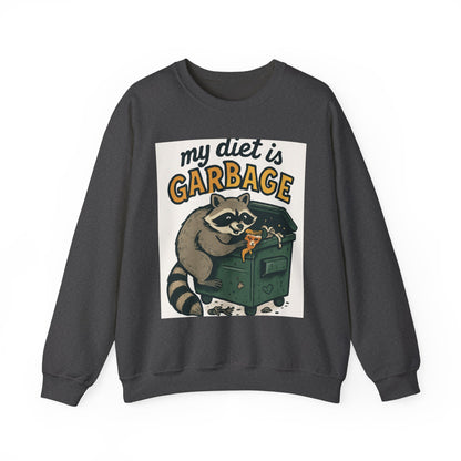 Playful Raccoon Sweatshirt - Unisex Heavy Blend™ Crewneck, Funny Sweatshirt, Gift for Animal Lovers, Casual Wear, Humor Apparel
