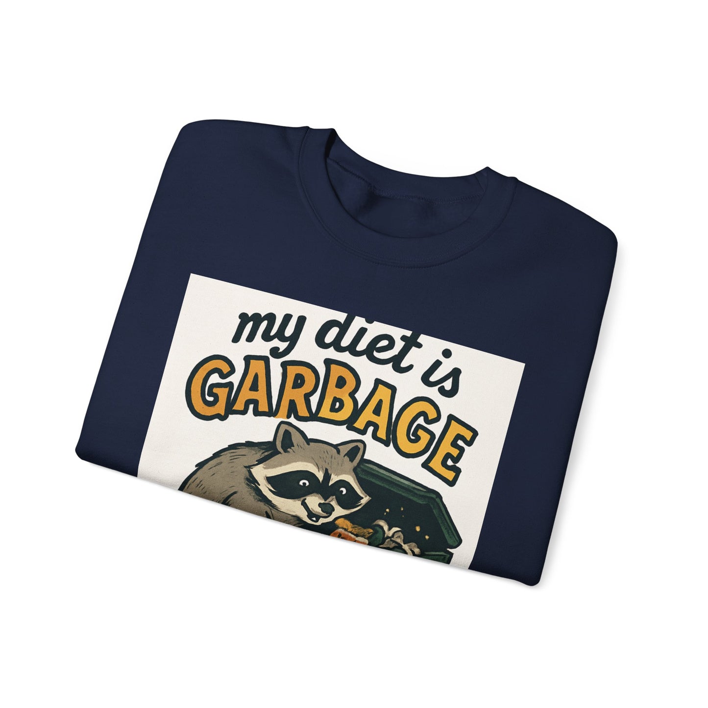 Playful Raccoon Sweatshirt - Unisex Heavy Blend™ Crewneck, Funny Sweatshirt, Gift for Animal Lovers, Casual Wear, Humor Apparel