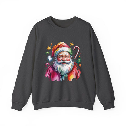 Festive Santa Crewneck Sweatshirt for Holiday Cheer