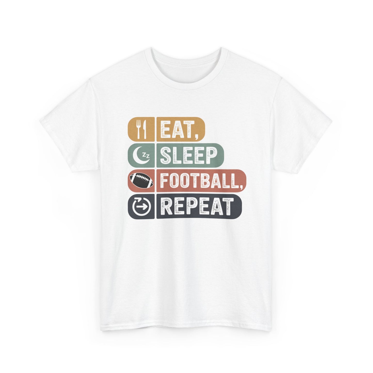 Eat, Sleep, Football, Repeat T-Shirt