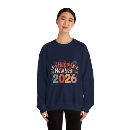 Happy New Year 2026 Crewneck Sweatshirt