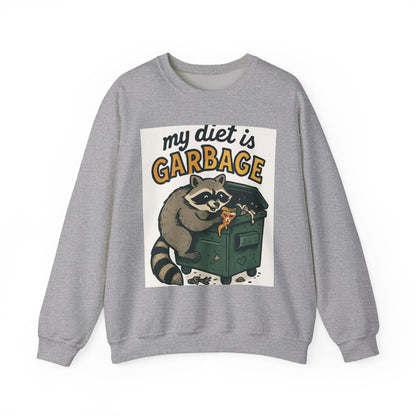Playful Raccoon Sweatshirt - Unisex Heavy Blend™ Crewneck, Funny Sweatshirt, Gift for Animal Lovers, Casual Wear, Humor Apparel