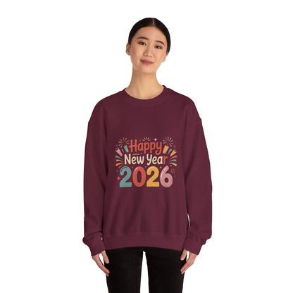 Happy New Year 2026 Crewneck Sweatshirt